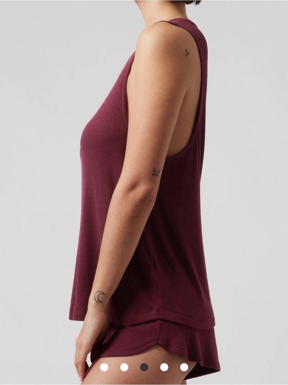 NWT Athleta Well Rested Rib Sleep Short - Picture 2 of 3